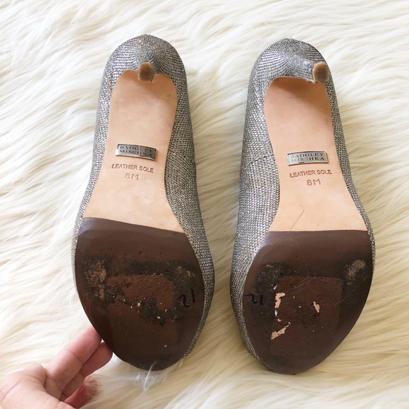 BADGLEY MISCHKA wedding formal peep toe heels - Picture 6 of 8